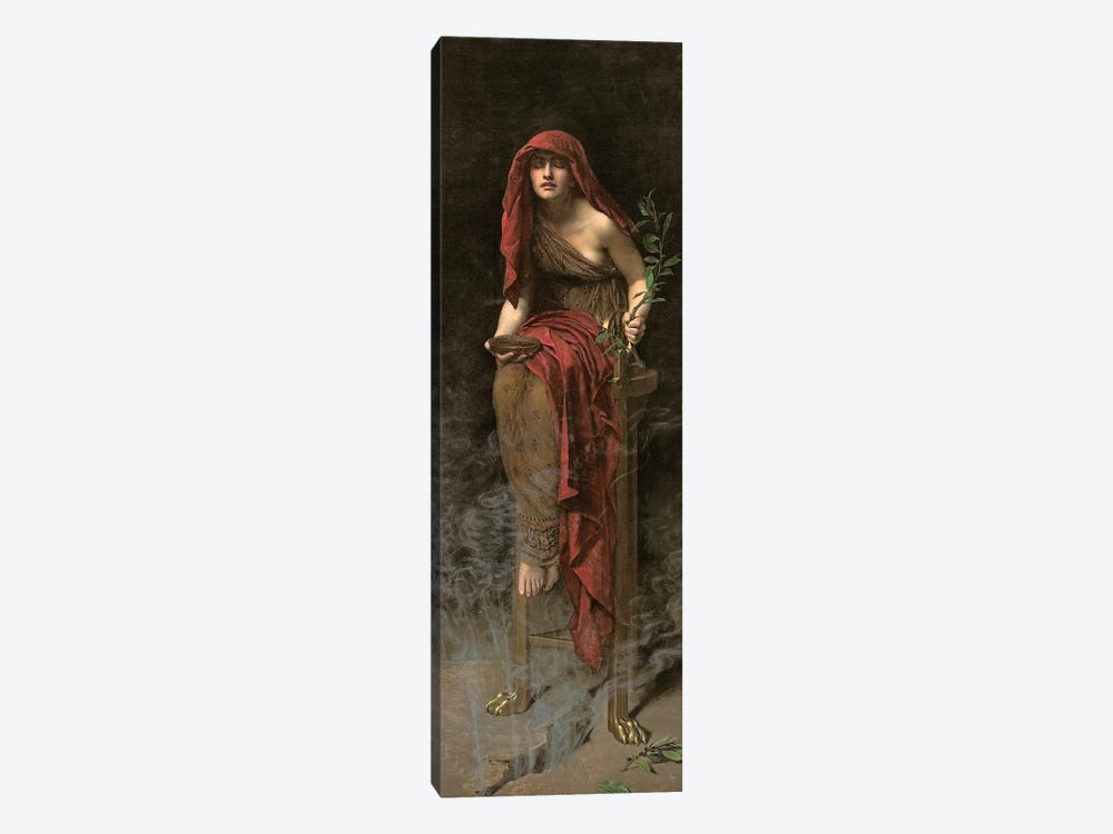 Priestess of Delphi, 1891  by John Collier 1-piece Canvas Wall Art