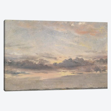 A Cloud Study, Sunset, c.1821  Canvas Print #BMN10683} by John Constable Art Print
