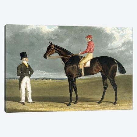 Birmingham', Winner of The St Leger, 1830 Canvas Print #BMN10695} by John Frederick Herring Sr Art Print