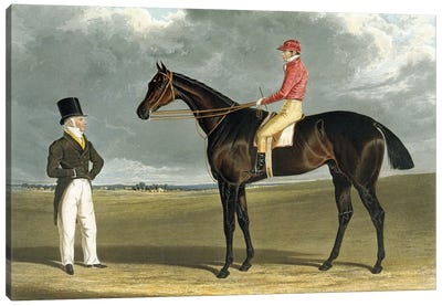 Birmingham', Winner of The St Leger, 1830 Canvas Art Print