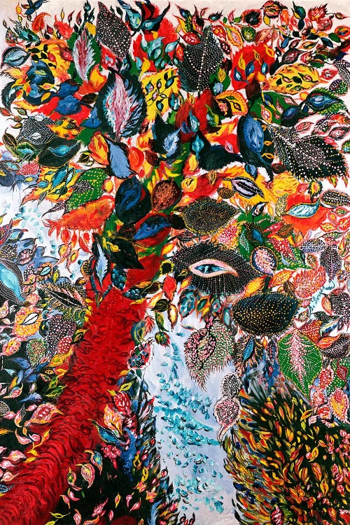 The Tree of Paradise, c.1929 (oil on canvas) by Seraphine Louis wall art
