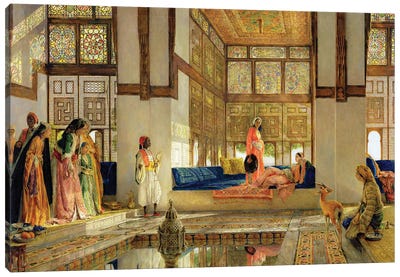 The Reception, 1873  Canvas Art Print - Orientalism
