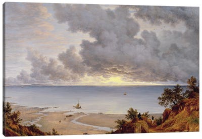 View from Shanklin, Isle of Wight, c.1827  Canvas Art Print