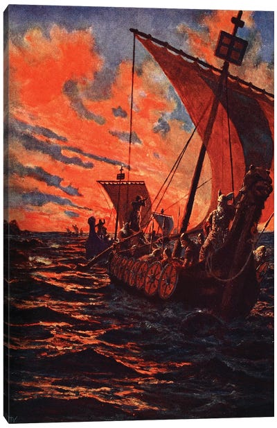 The Return of the Vikings  Canvas Art Print