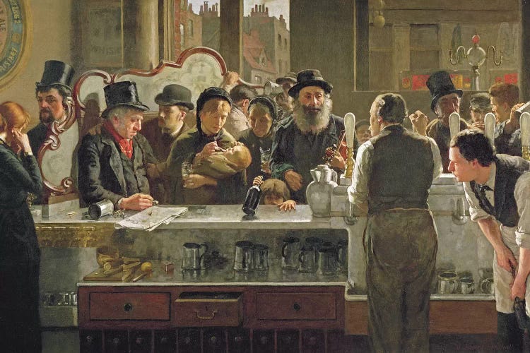 The Public Bar, 1883 