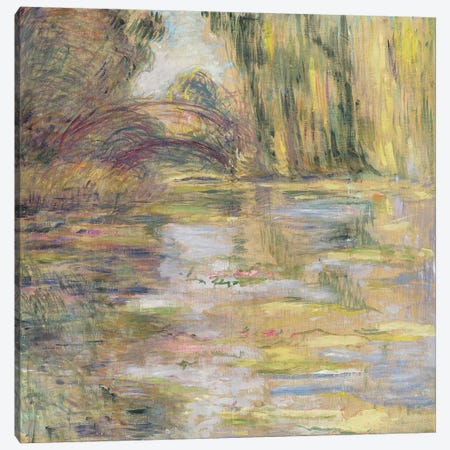 Waterlily Pond: The Bridge Canvas Print #BMN1073} by Claude Monet Canvas Art Print