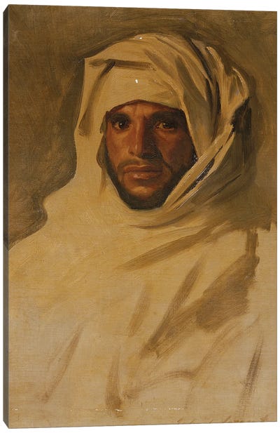 A Bedouin Arab  Canvas Art Print - John Singer Sargent 