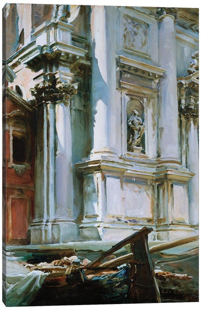 Church of St. Stae, Venice, 1913  Canvas Art Print - John Singer Sargent 