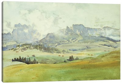 In the Dolomites, 1914  Canvas Art Print - John Singer Sargent 