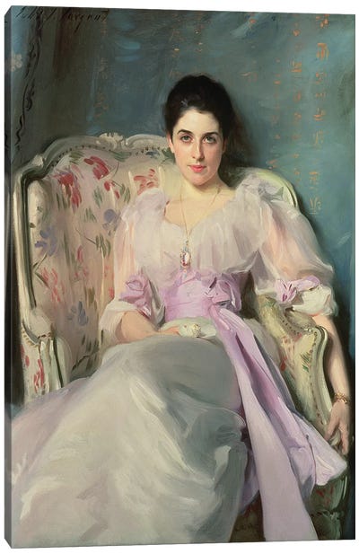 Lady Agnew of Lochnaw, c.1892-93  Canvas Art Print - John Singer Sargent 