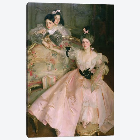 Mrs. Carl Meyer, later Lady Meyer, and her two Children, 1896 Canvas Print #BMN10797} by John Singer Sargent Canvas Art
