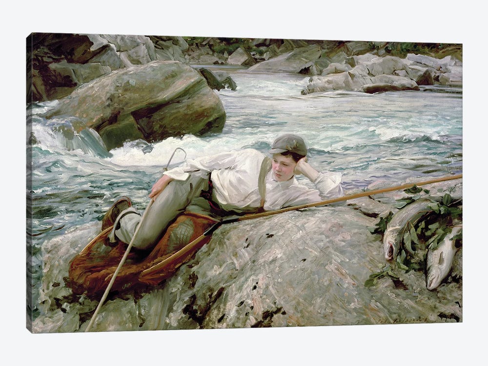 On His Holidays, Norway, 1901  by John Singer Sargent 1-piece Canvas Print