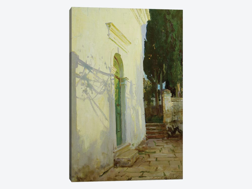 Shadows on a wall in Corfu by John Singer Sargent 1-piece Art Print