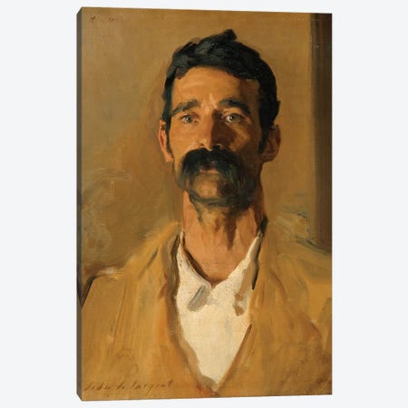 Study of a Sicilian peasant, 1907  Canvas Print #BMN10808} by John Singer Sargent Canvas Art Print