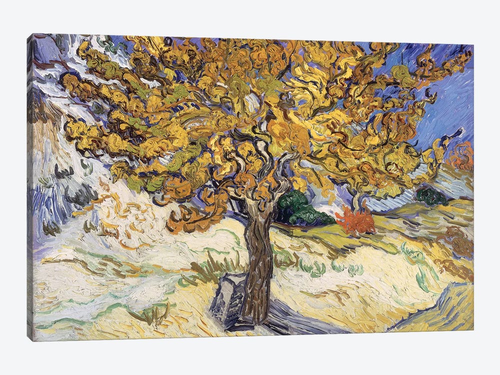 Mulberry Tree, 1889  by Vincent van Gogh 1-piece Art Print