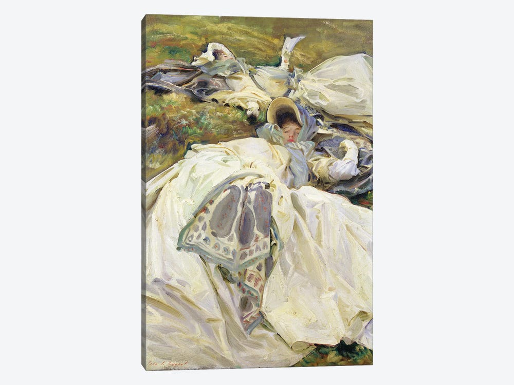 Two White Dresses, 1911  by John Singer Sargent 1-piece Canvas Art Print