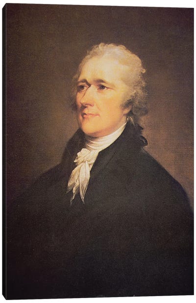 Alexander Hamilton  c.1806  Canvas Art Print