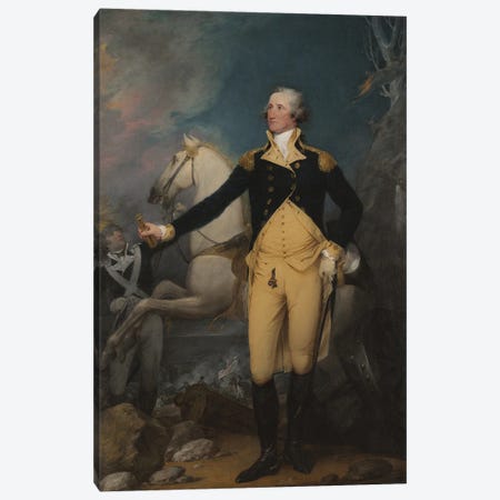 General George Washington at Trenton, 1792  Canvas Print #BMN10828} by John Trumbull Canvas Print