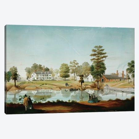The Olivier Plantation, 1861  Canvas Print #BMN1082} by Adrien Persac Canvas Art