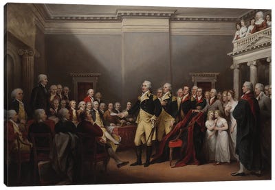The Resignation of George Washington on 23rd December 1783, c.1822  Canvas Art Print