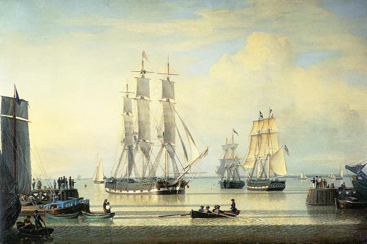 The 'William Lee' at the Mouth of the Humber Dock, Hull, or The Return of the 'William Lee', 1839 