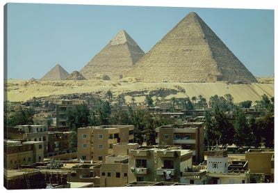 The Pyramids of Giza, c.2589-30 BC, Old Kingdom  Canvas Art Print