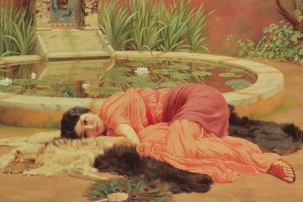 Neoclassicism: Dolce Far Niente, 1904  by John William Godward