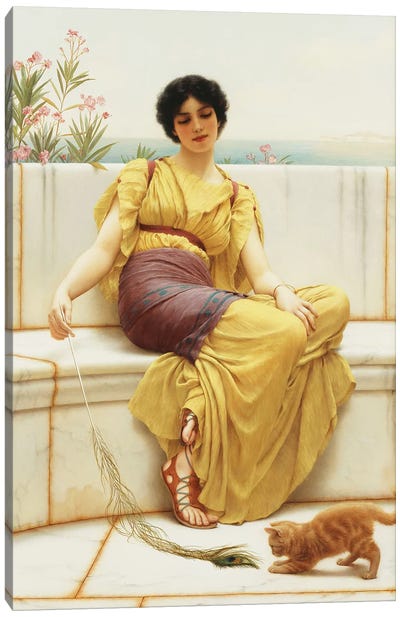 Idleness, 1900  Canvas Art Print - Neoclassicism Art