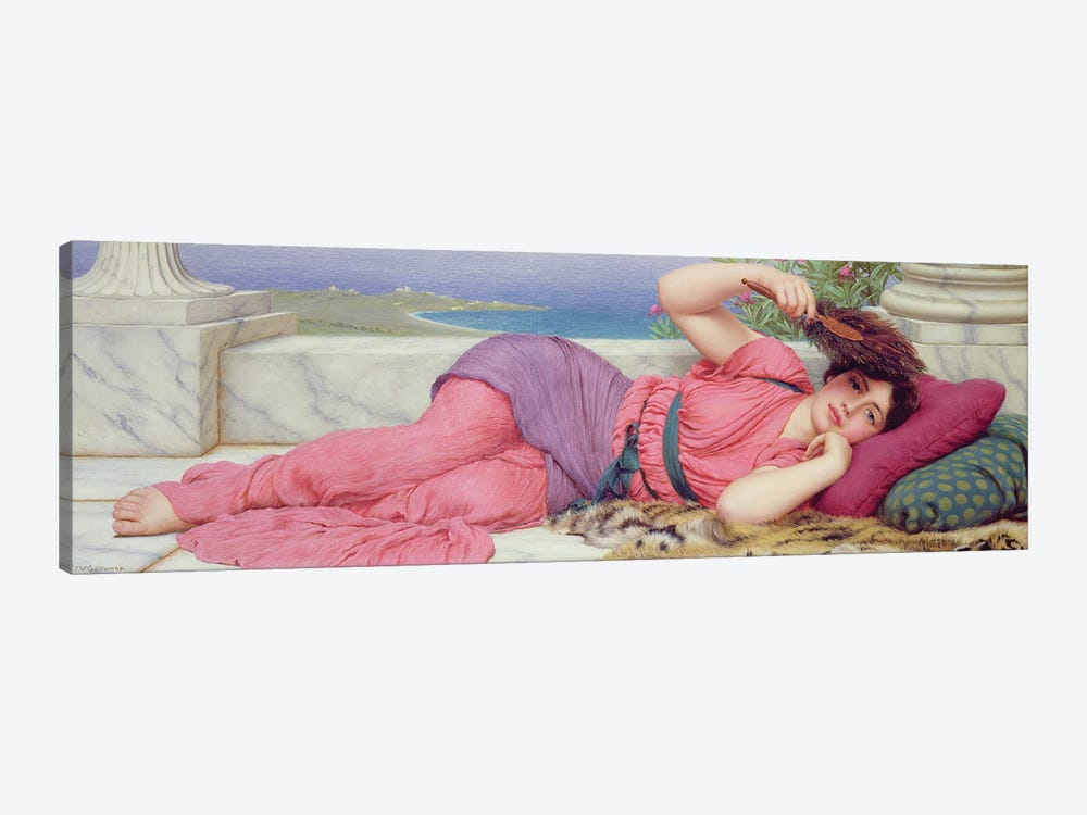 Noon Day Rest, 1910  by John William Godward 1-piece Canvas Art Print