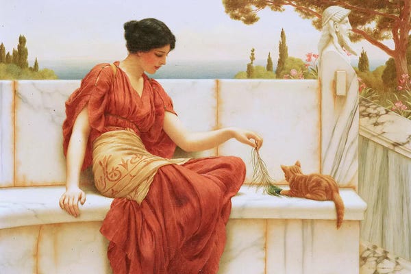 Neoclassicism: The Favourite, 1901  by John William Godward