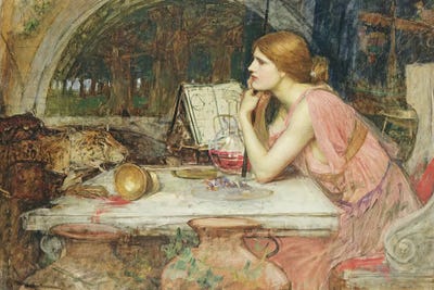 Circe  1911  by John William Waterhouse framed canvas print