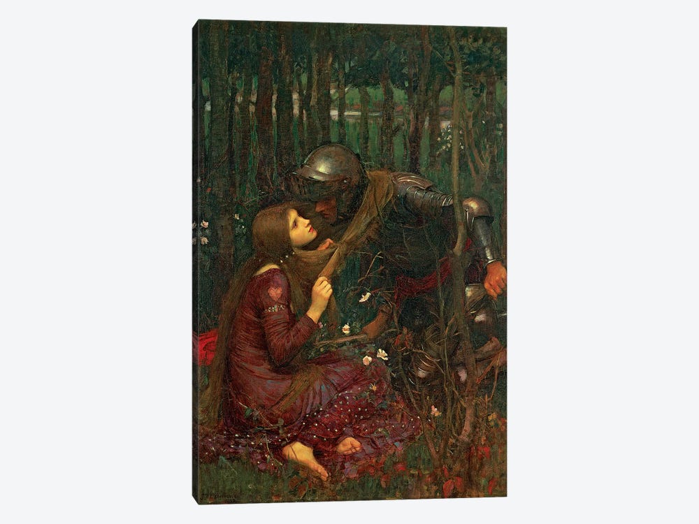 La Belle Dame Sans Merci, 1893  by John William Waterhouse 1-piece Canvas Wall Art