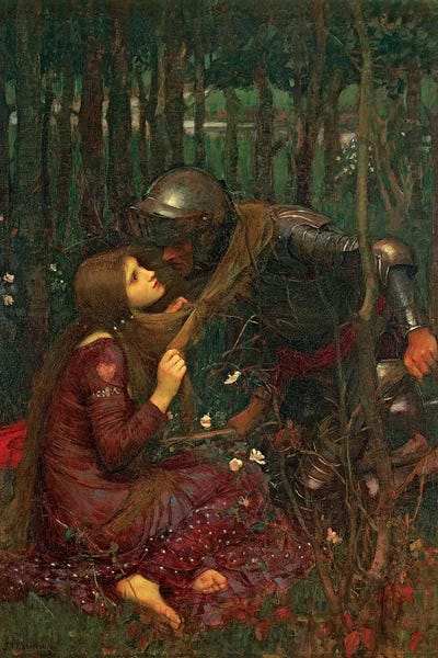 Pre-Raphaelite: La Belle Dame Sans Merci, 1893  by John William Waterhouse