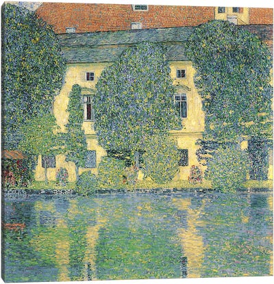Schloss Kammer am Attersee III, 1910  Canvas Art Print - All Things Klimt