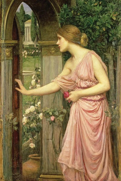 Psyche entering Cupid's Garden, 1903  by John William Waterhouse multi panel art