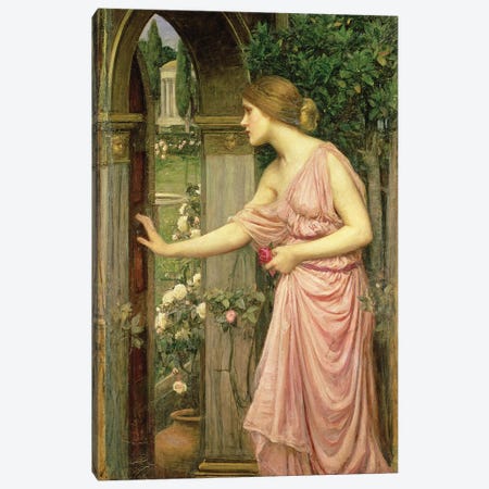 Psyche entering Cupid's Garden, 1903  Canvas Print #BMN10860} by John William Waterhouse Canvas Print
