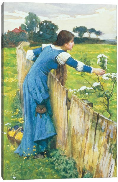 Spring Canvas Art Print - Pre-Raphaelite Art
