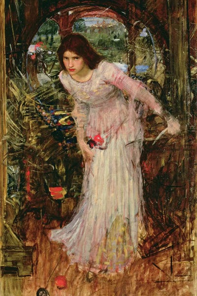 Pre-Raphaelite: The Lady of Shalott, c.1894  by John William Waterhouse