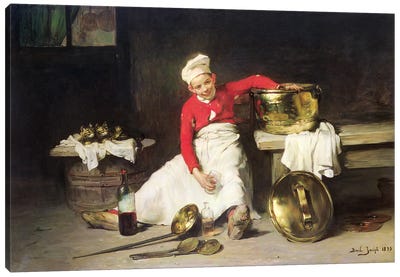 Kitchen-Boy, 1893  Canvas Art Print