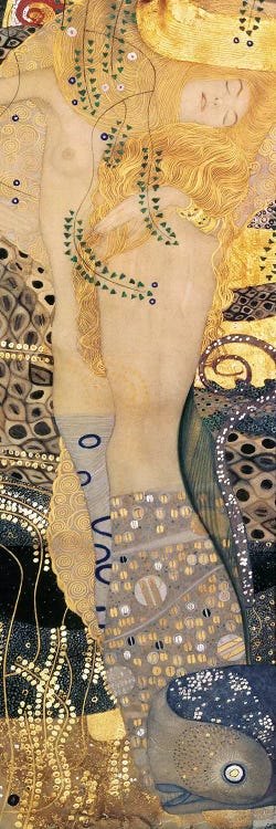 Water Serpents I, 1904-07 by Gustav Klimt wall art