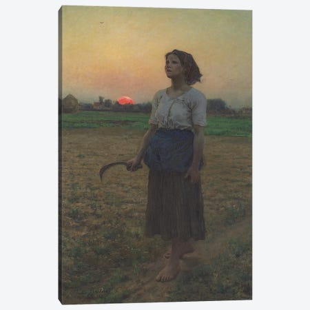 The Song of the Lark, 1884  Canvas Print #BMN10889} by Jules Breton Art Print