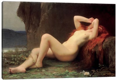 Mary Magdalene in the Cave, 1876  Canvas Art Print