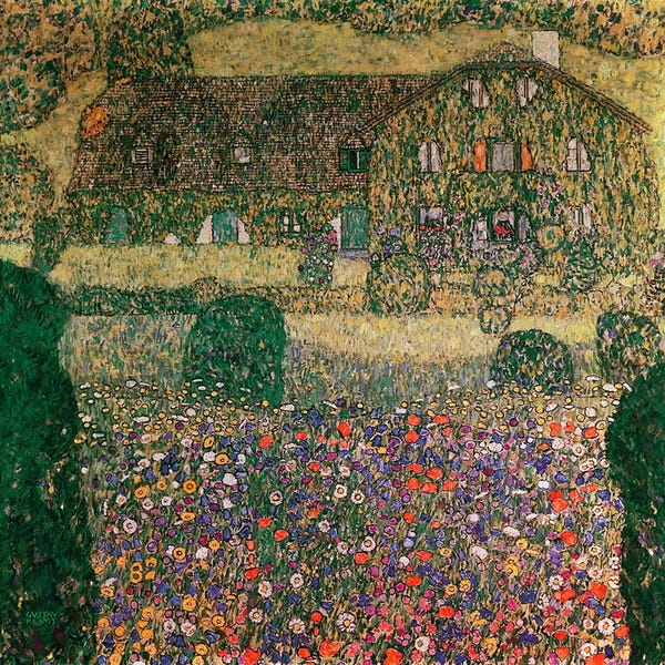 Cozy Cottage: Country House By The Attersee, c.1914 by Gustav Klimt