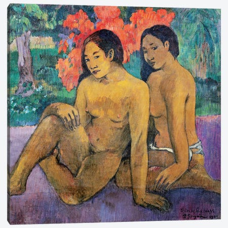 And the Gold of their Bodies, 1901  Canvas Print #BMN10903} by Paul Gauguin Canvas Wall Art