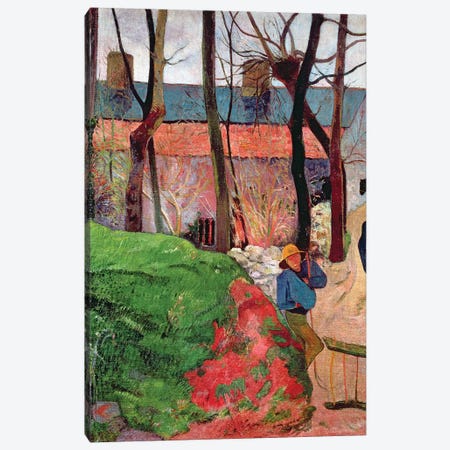 Cottage at Le Pouldu, 1890  Canvas Print #BMN10908} by Paul Gauguin Canvas Wall Art