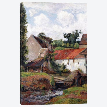 Farm at Osny, 1883  Canvas Print #BMN10909} by Paul Gauguin Canvas Wall Art