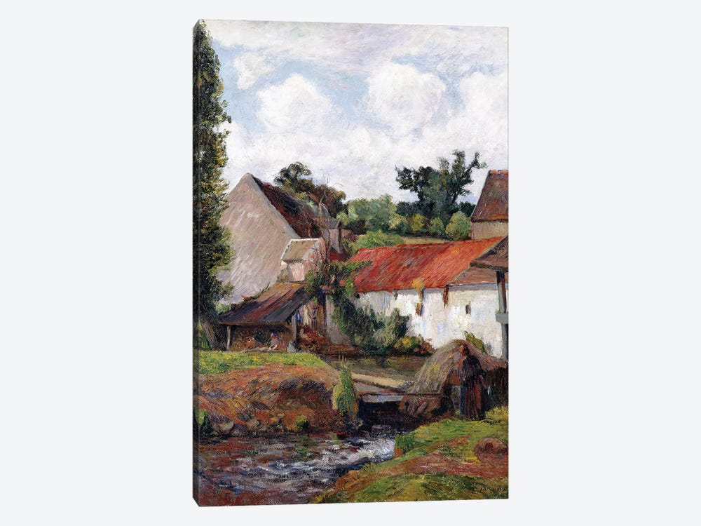 Farm at Osny, 1883  1-piece Canvas Art Print