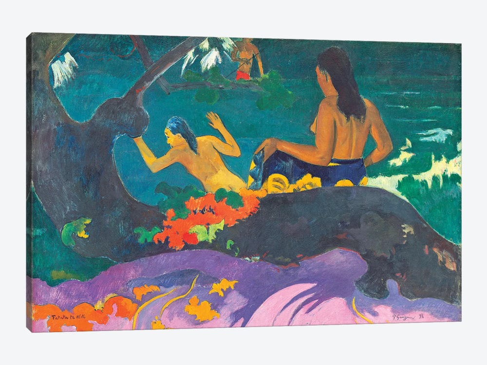 Fatata te Miti  1892  by Paul Gauguin 1-piece Art Print