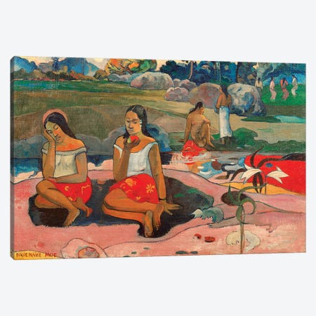 Nave nave moe Canvas Print #BMN10916} by Paul Gauguin Canvas Art