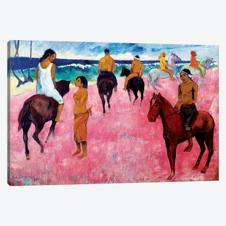 Riders on the Beach, 1902  Canvas Print #BMN10920} by Paul Gauguin Canvas Art